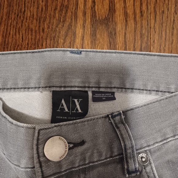 Men's Armani Exchange Grey Jeans EUC - Picture 3 of 5